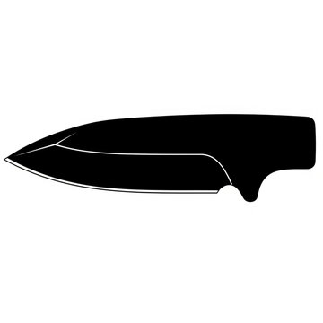 Chef Knife Silhouette Kitchen Tool Icon