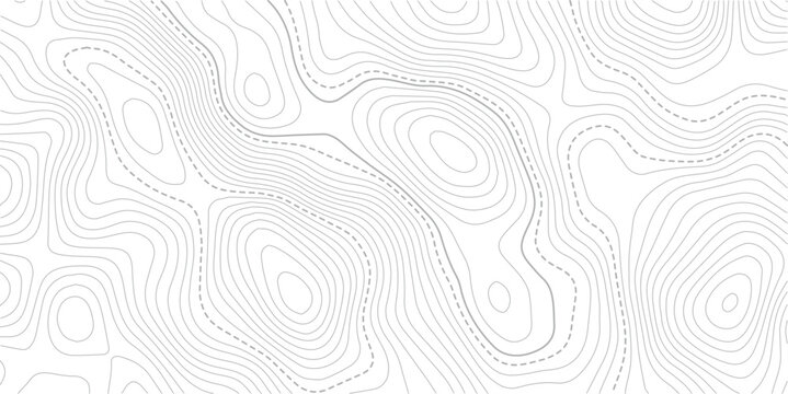 Abstract paper seamless pattern topography map counter map.Modern design with White background with topographic wavy pattern design.Luxury black abstract line art.