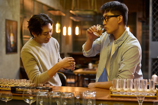 After a long day at work, the team hits the bar to unwind