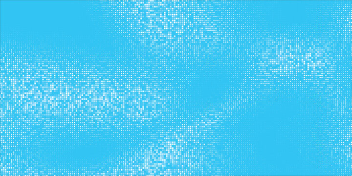 Modern architectural abstract background with light grey geometric pixel grid structure.
