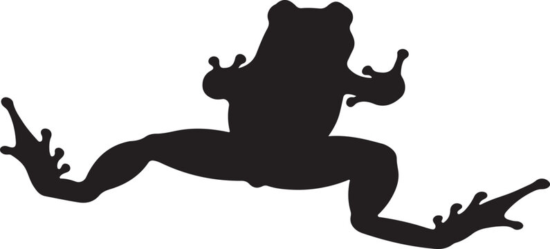 frog silhouettes