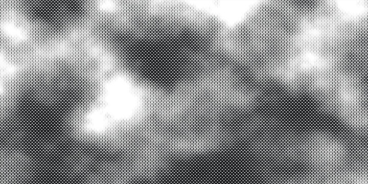 Vintage photocopy print texture with abstract dot halftone pattern.