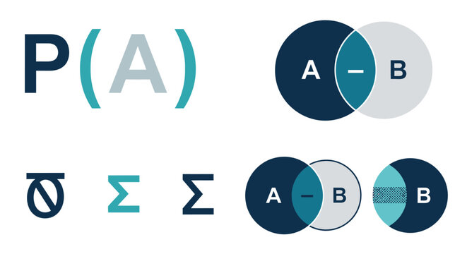 Venn Diagrams Mathematical Symbols.