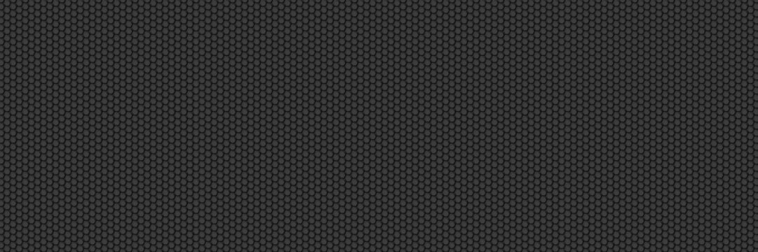 Dark charcoal honeycomb mesh pattern, fine dot texture.