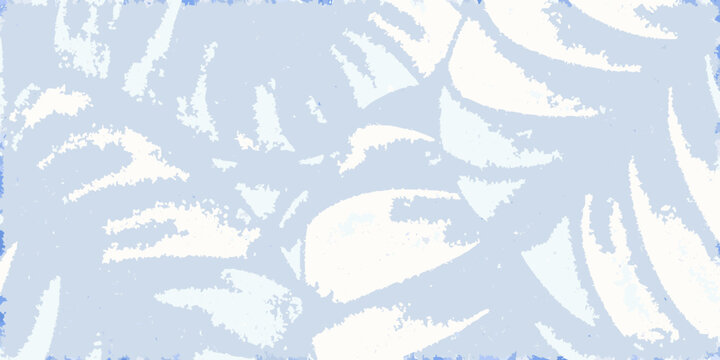 delicate botanical pattern with white leaves on light blue background high quality professional detailed modern