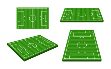 Soccer field with green grass © Akhbarindo