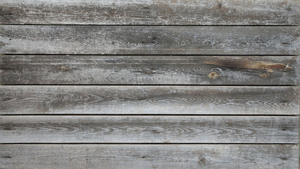 Obraz premium Gray background, photo shows the texture of old gray boards