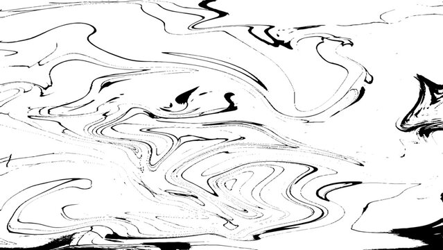 Ebru art. Traditional Turkish Ebru technique. Painting on water transfered on highly textured paper or cloth. Color paint ebru with waves and tile pattern.. 