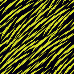 Abstract Tiger Stripes, Decorative seamless pattern. Repeating background. Tileable wallpaper print. © Elbieta