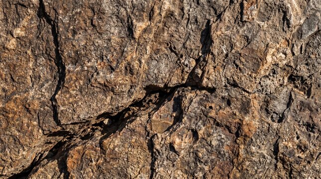 Rough Brown Rock Texture
