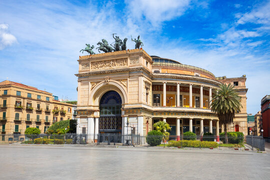 Teatro Politeama Garibaldi theater in Palermo, Sicily