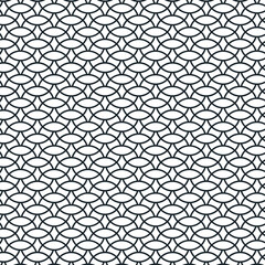  Seamless pattern fish scales asian style vector background seamless circles with black, Seamless Geometric Lattice Pattern Black and White Abstract Background © Mostafizur