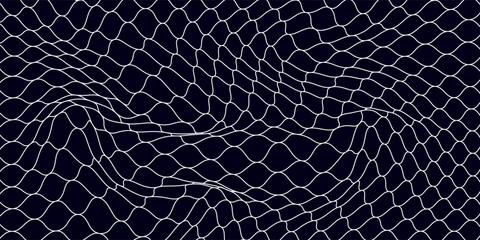 Mesh texture for fishing nets. Seamless pattern for sportswear or soccer goal, volleyball net, basketball hoop, hockey, athletics. Abstract net background for sports © Muaffa