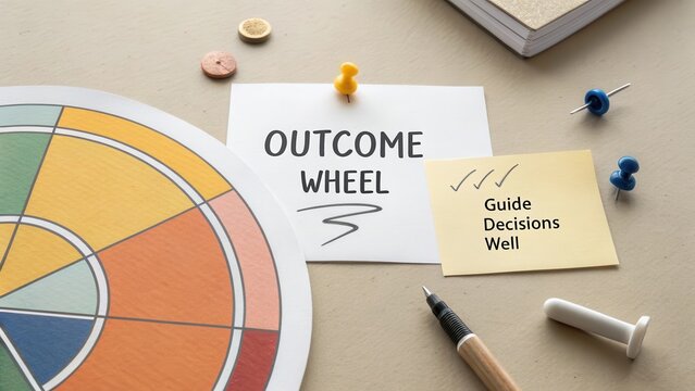 Outcome Wheel Chart with Decision Guide Notes