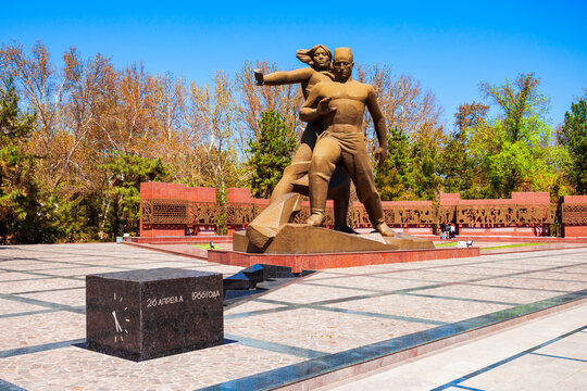 Monument of Courage in Tashkent, Uzbekistan
