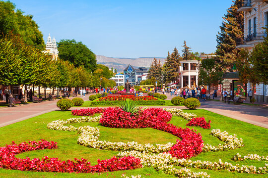 Kurortny Boulevard in Kislovodsk, Russia