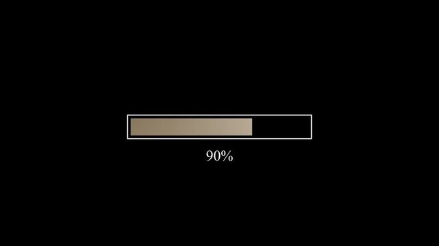  Bar Loading 4K Smooth Animated Progress Indicator for UI and VFX