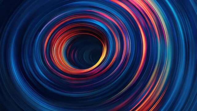 Vibrant cosmic cloud digital art