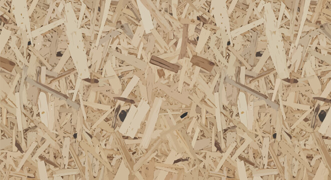 Oriented Strand Board, OSB panel, wood background, chipboard texture, wooden surface