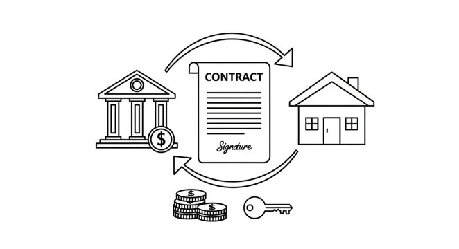 Real Estate Contract Signing Process.