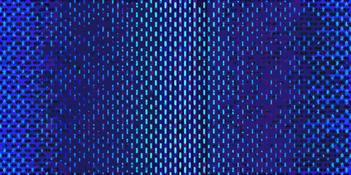dynamic geometric grid creating a three dimensional wave effect in blue high quality professional detailed