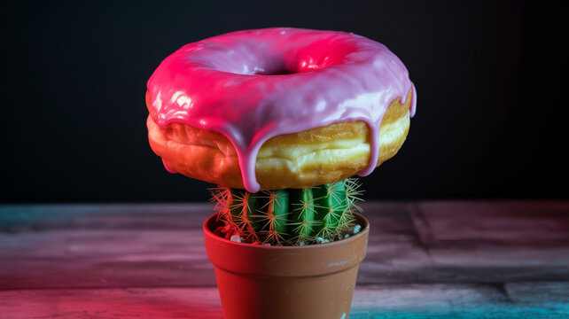 A Totally Absurd, Highly Playful 'surreal Silliness' Still-life Featuring A Completely Massive, Incredibly Oversized,...