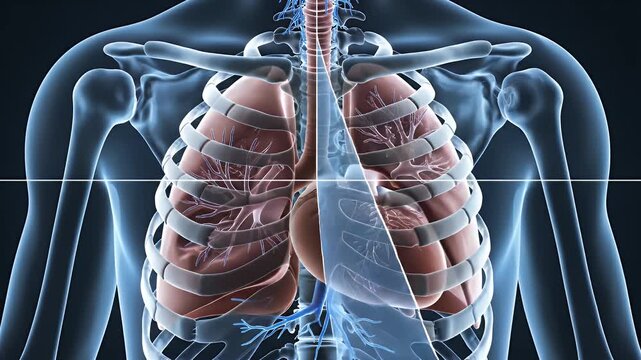 Anatomical Representation of Human Lungs and Respiratory System Using High Quality 3D CGI Visualization