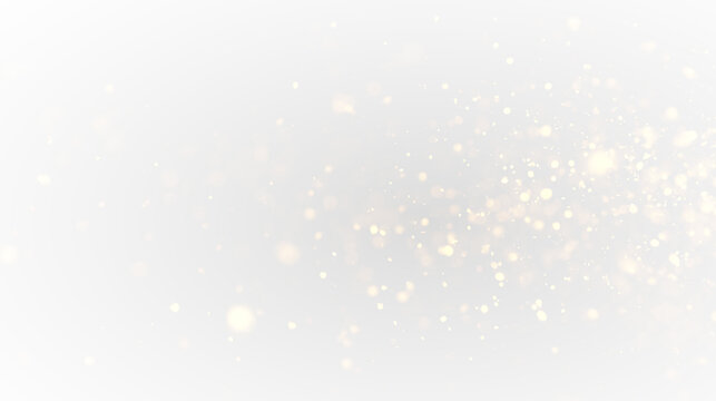 Festive golden stardust sparkle with glowing glitter particles and bright magical dust trail, elegant luxury shimmer effect isolated on transparent background for celebration greeting cards
