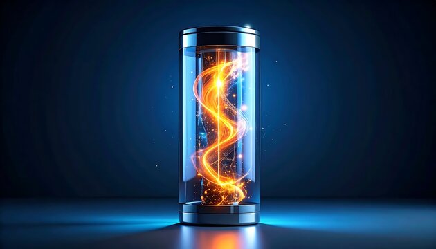 Futuristic Energy Cell Powering Innovation and Progress
