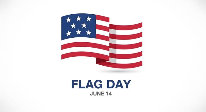 Flag day celebration featuring the american flag