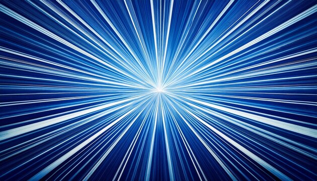 Blue White Starburst Background