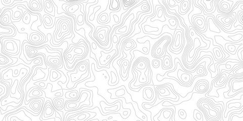 Topographic map background geographic line map with elevation assignments. Modern design with White background with topographic wavy pattern design.paper texture Imitation of a geographical map shades © Sajjad