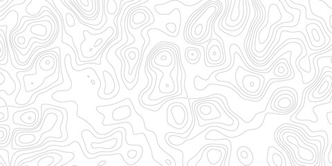 Topographic map background geographic line map with elevation assignments. Modern design with White background with topographic wavy pattern design.paper texture Imitation of a geographical map shades © Sajjad