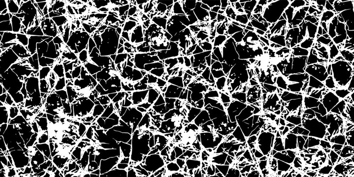 Vector grunge cracked texture background. grunge design crack texture background. Cracks overlay textured. Distressed black texture. Cracks.