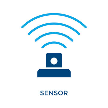 Sensor Icon Dual Tone Style. Vector Illustration For Graphic Design