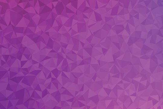 Gradient polygonal background, of pink and, purple triangles abstract geometric