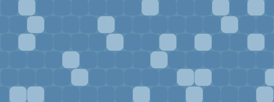 Kitchen or pool mosaic pattern, ceramic tile wall. Tile grid background.