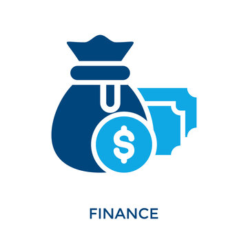 Finance Icon Dual Tone Style. Vector Illustration For Graphic Design