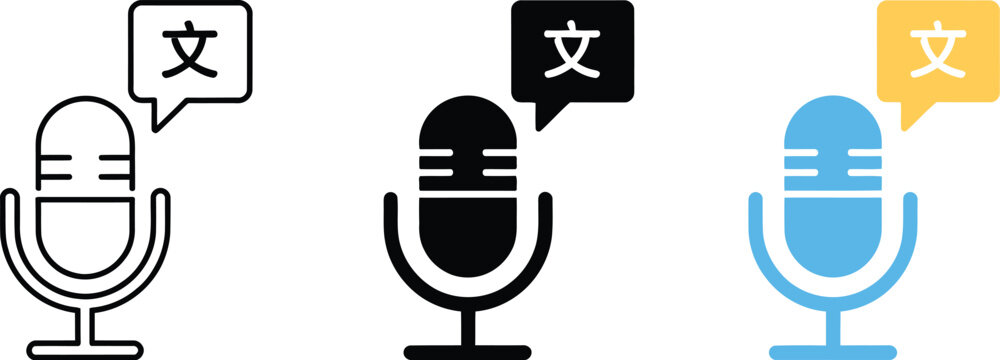 Switch language line icon featuring communication, translation, website selector, global language choice in clean vector outline style