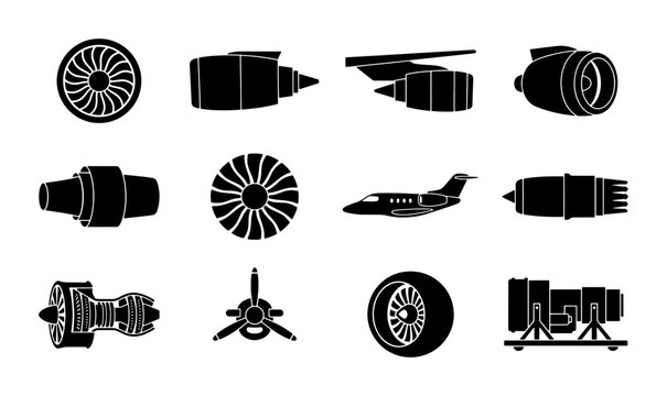 Simple Jet Engine Icon