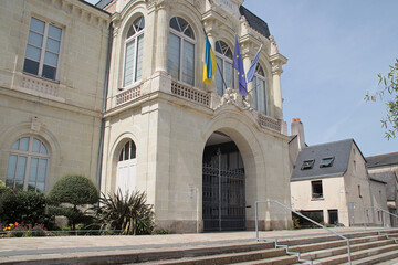 Obraz premium town hall in ancenis in france 