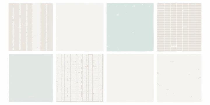 eight paper textures arranged in a 2x4 grid showing various patterns high quality professional detailed