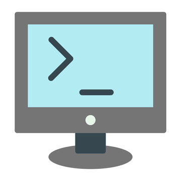 Terminal Vector Flat Icon Design
