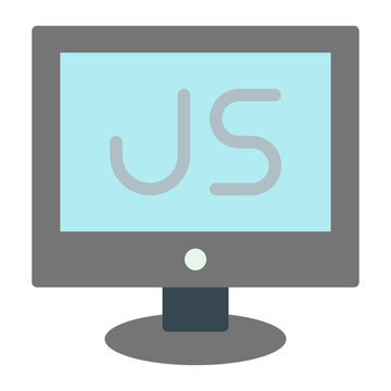JavaScript Vector Flat Icon Design