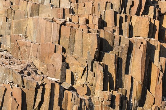 Organ pipes, basalt, Damaraland, Namibia
