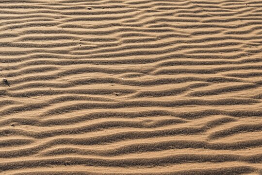 Wave pattern in the sand, Sossusvlei, Namib Desert, Namibia