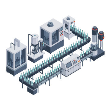 Bottling Plant Production Line Machinery Equipment.