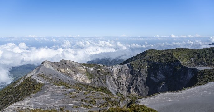 Irazu Volcano, Irazu Volcano National Park, Parque Nacional Volcan Irazu, Cartago Province, Costa Rica