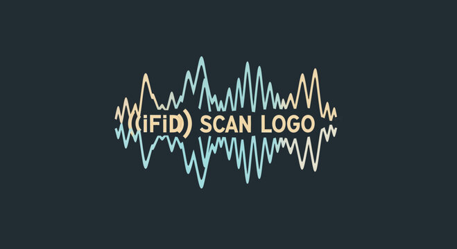 ifid scan logo graphic design element.