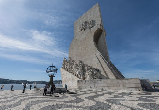 Padr&atilde;o dos Descobrimentos, Monument to the Discoveries, Bel&eacute;m, Lisbon, Portugal